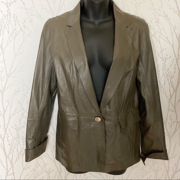 Lafayette 148 New York Jackets & Blazers - LAFAYETTE 148 New York Granite Leather Jacket NWT